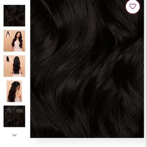 Sleek Black Hair Extensions